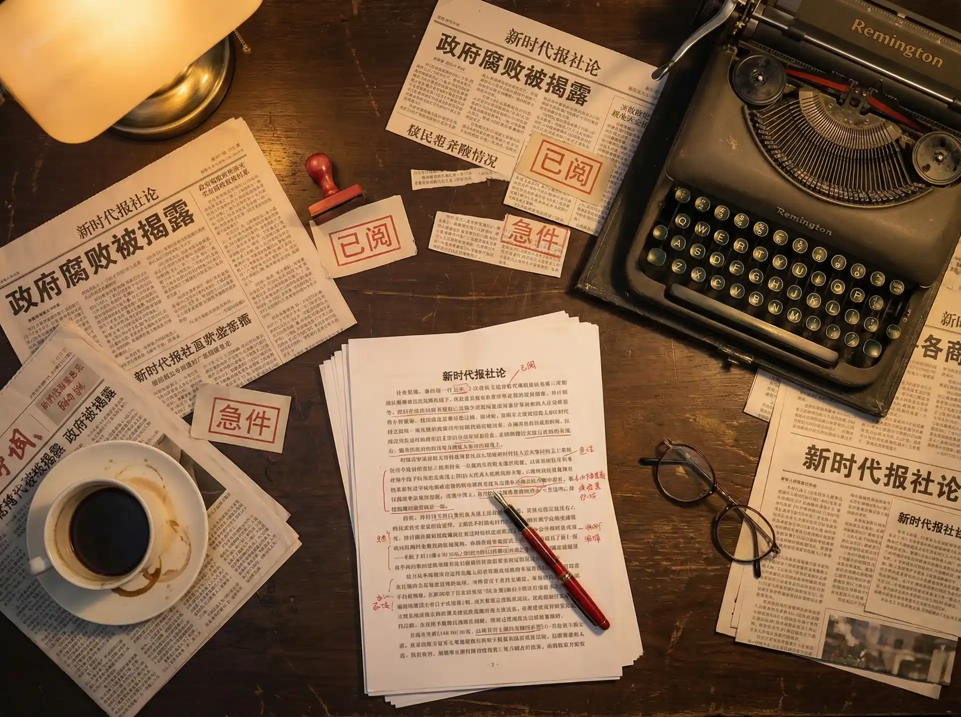 91手游网 - 报社编辑部工作场景